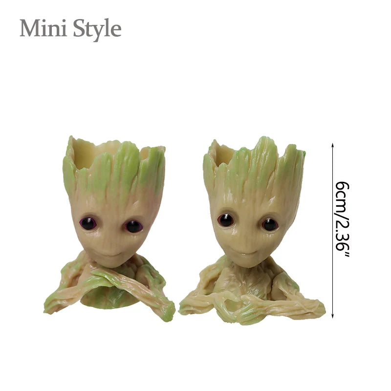 Cartoon Groot Miniature - Cute Tree Man Desktop Ornament