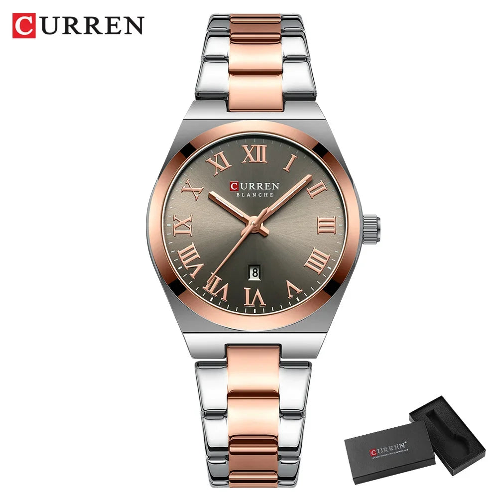 Luxury Women's Watch - Waterproof Stainless Steel Dress Watch