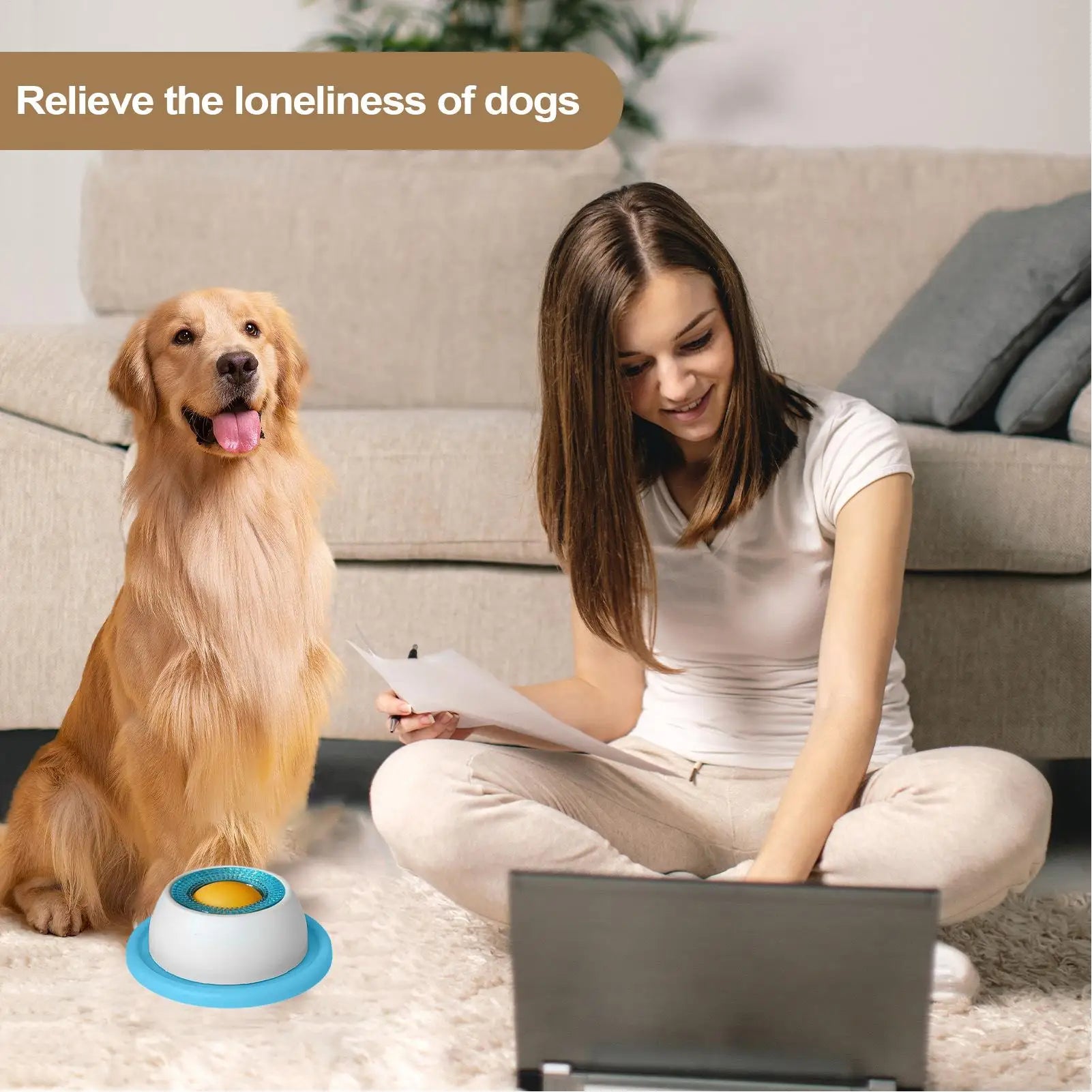 Interactive Dog Puzzle Toy | Slow Feeder Treat Dispenser