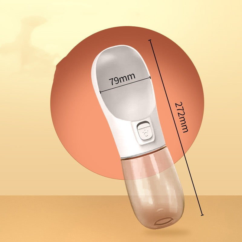 Leak-Proof Pet Travel Water Bottle & Food Bowl - Outdoor