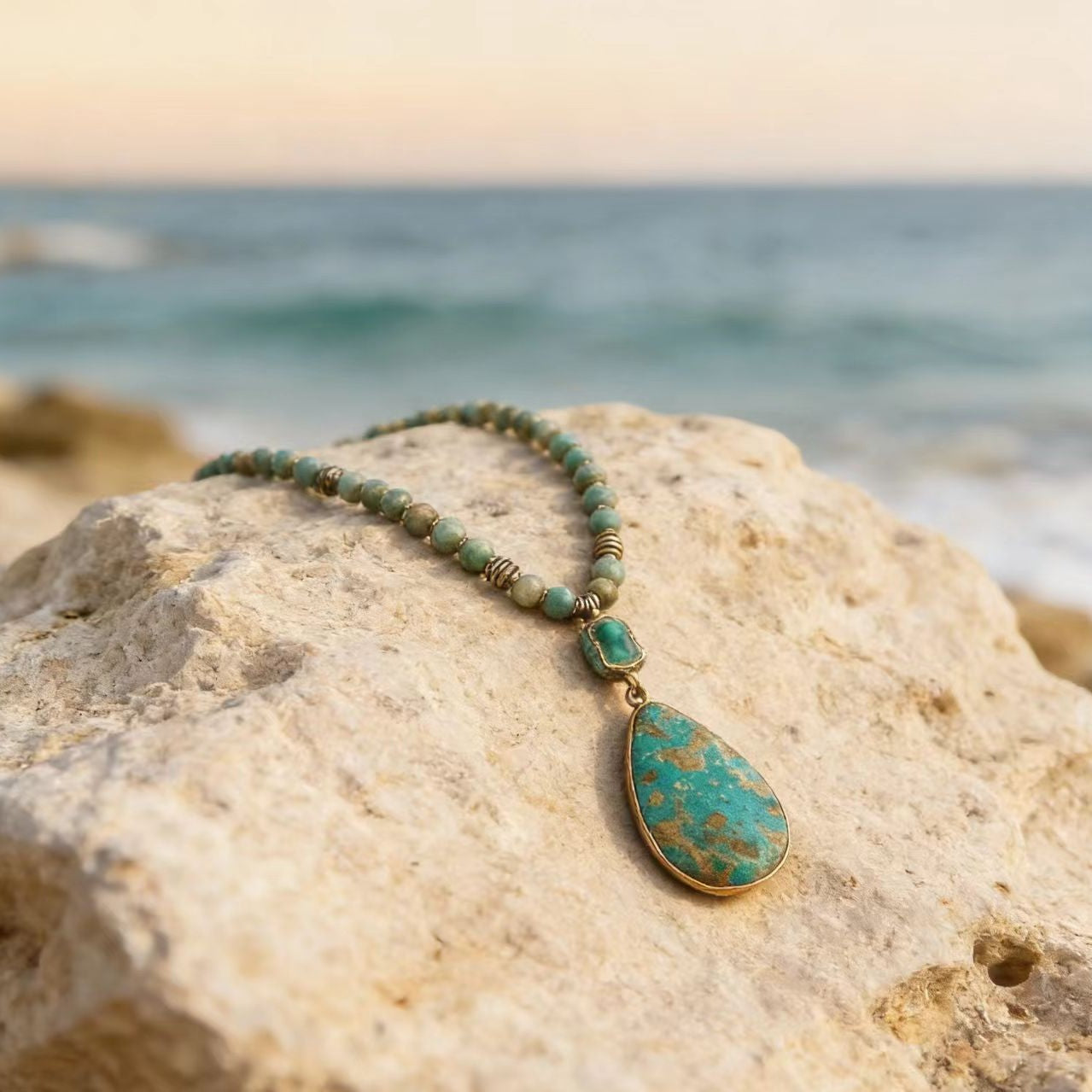 Handmade Beaded Choker - Elegant Vintage Accessory for Women