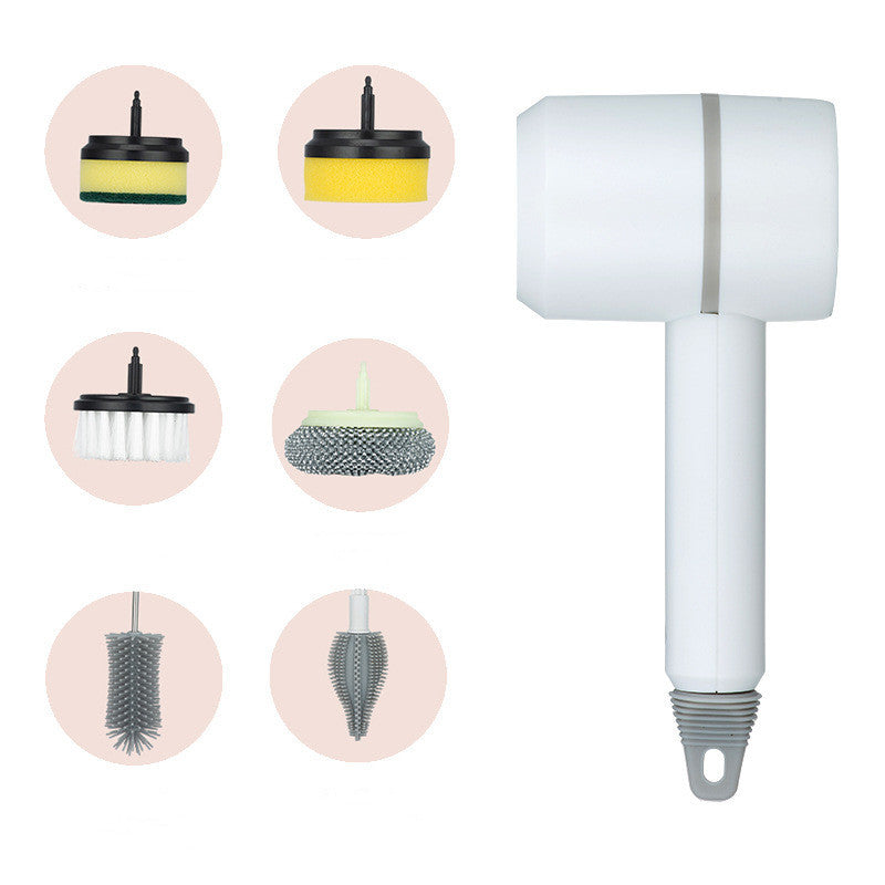 5-in-1 Electric Dishwashing & Kitchen Cleaning Brush
