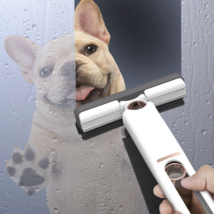 Portable Mini Squeeze Mop | Hand-Free Floor & Glass Cleaner