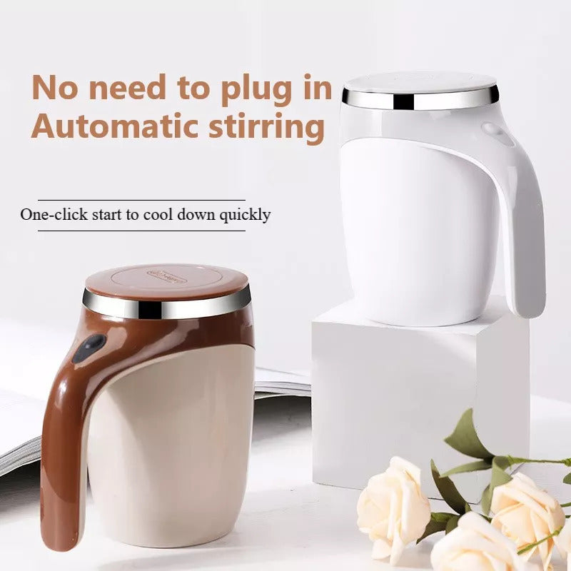 Rechargeable Electric Magnetic Stirring Coffee Mug