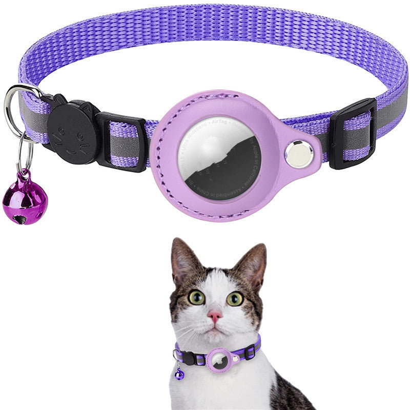 Nylon AirTag Tracking Collar - Reflective & Waterproof